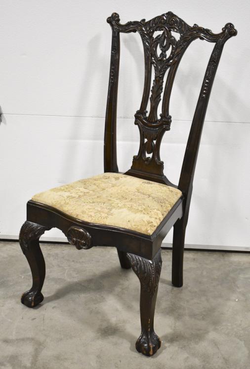 Ball And Claw Foot Side Chair (4540) on Jan 15, 2022 Kraft Auction