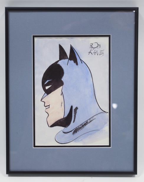 Bob (Kahn) Kane "Batman" Watercolor Painting (1 of 7)