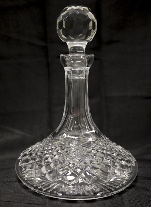 Waterford "Lismore" Crystal Ships Decanter (1 of 5)