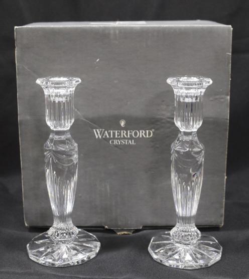 Pair Of Waterford "Prentiss" 8" Candlesticks (1 of 8)