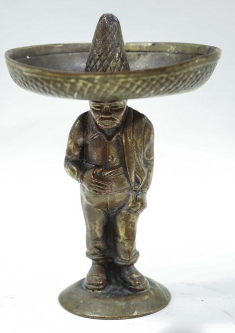 Vintage Russwood Man With Sombrero Bronze (1 of 8)