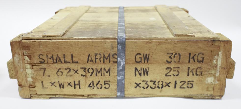 Sealed Crate of 1200 Norinco 7.62x39mm Cartridges (#1501J) on Jan 16 ...