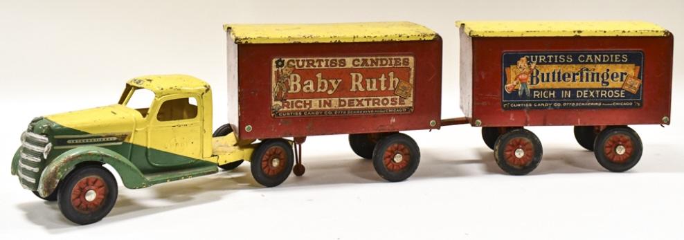 Original Buddy L Curtiss Candies Truck & Trailers (1 of 10)