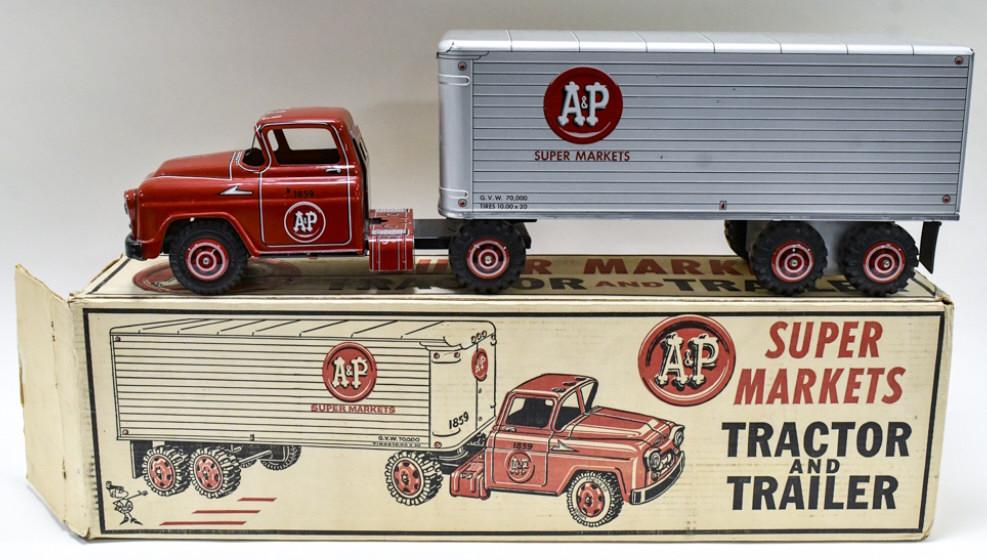 Marx A&P Super Markets Tractor & Trailer With Box (1 of 12)