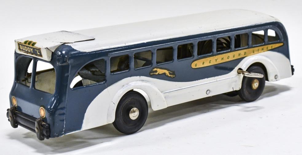 Buddy L Windup Greyhound Lines Bus (1 of 7)