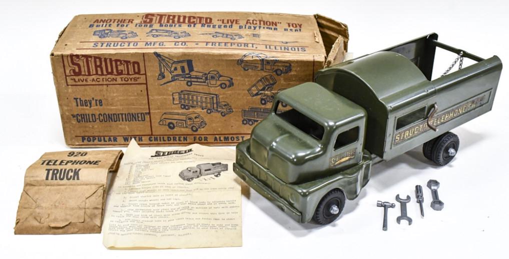 Structo No. 920 Telephone Co. Truck w/ Box (1 of 10)