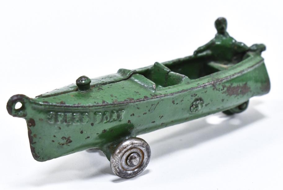 Hubley Cast Iron Speed Boat Pull Toy (1 of 6)