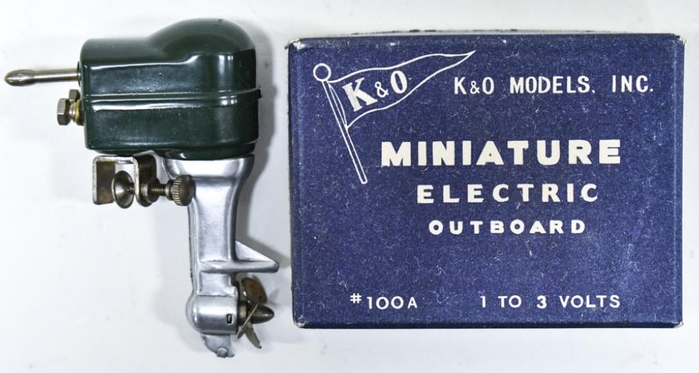 K&O Models Miniature Electric Outboard w/ Box (1 of 8)