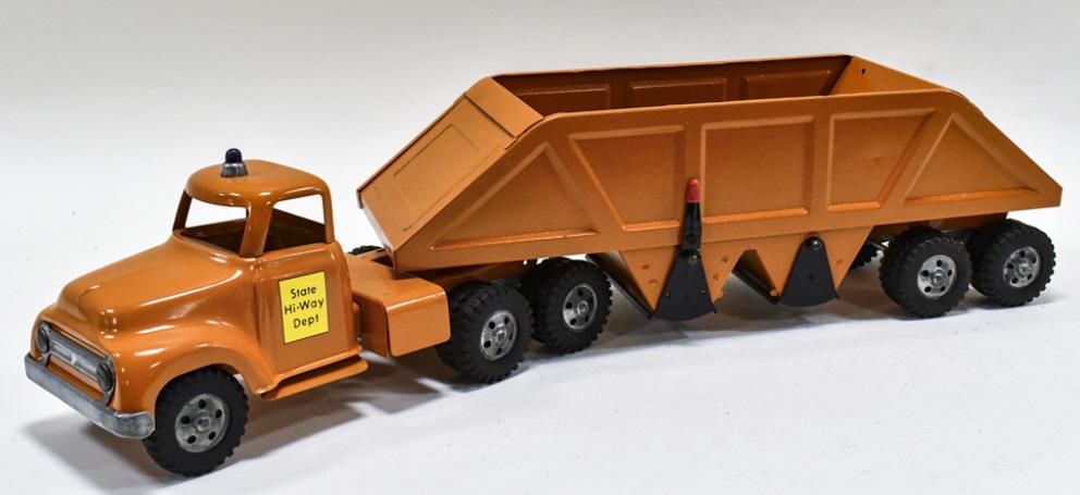 Custom Tonka State Hi-Way Dept Truck w Bottom Dump (1 of 9)