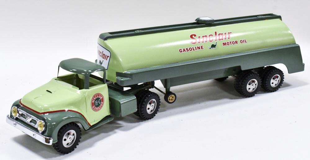 Custom Tonka Sinclair Tanker Truck & Trailer (1 of 9)