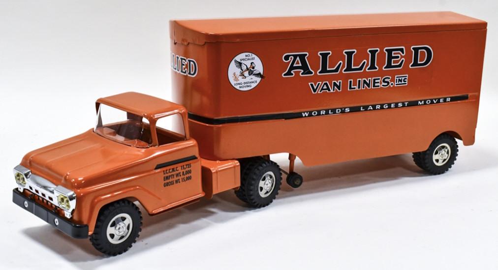 Restored Tonka Allied Van Lines Truck & Trailer (1 of 9)