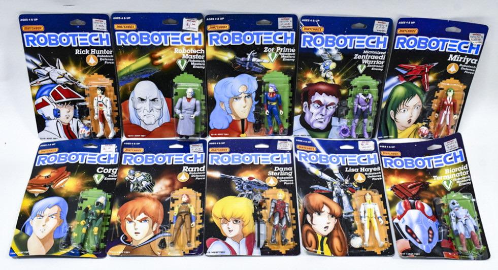 (10) 1985 Matchbox Robotech Figure In Blister Pack (1 of 10)