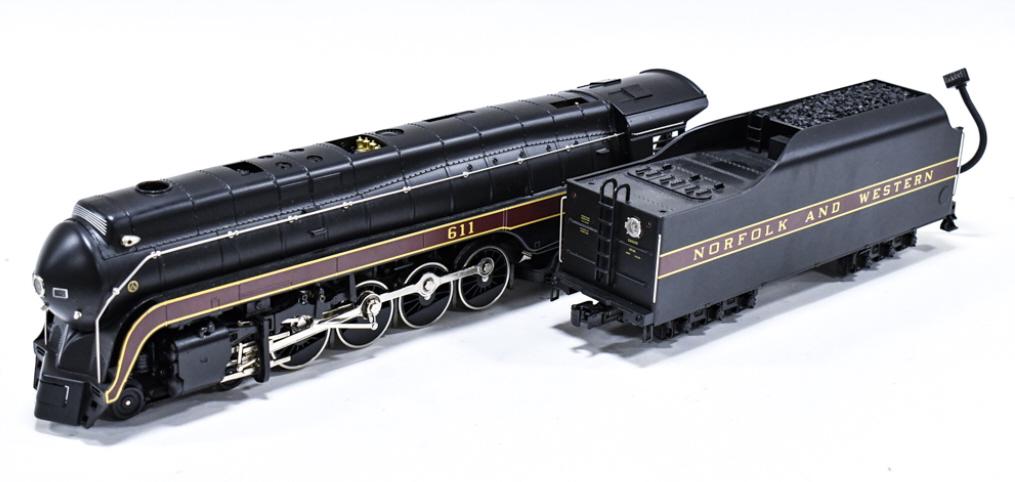 MTH N&W J Steam Engine 611 With Tender (1 of 8)