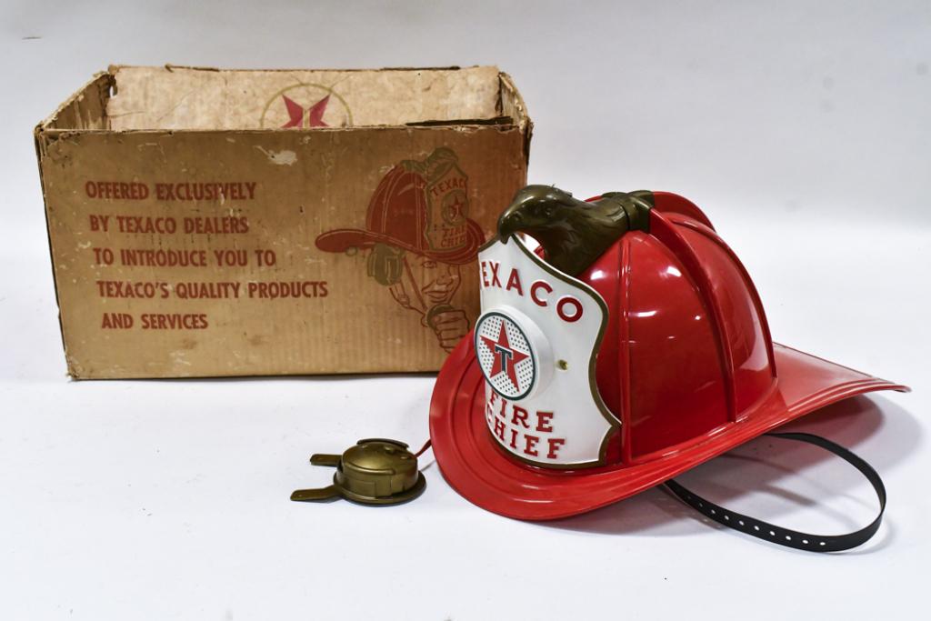 Texaco Fire Chief Promotional Helmet W/ Box