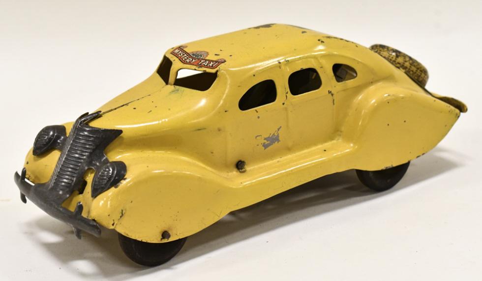 Marx Mystery Taxi Press Down Mystery Action Car (1 of 7)