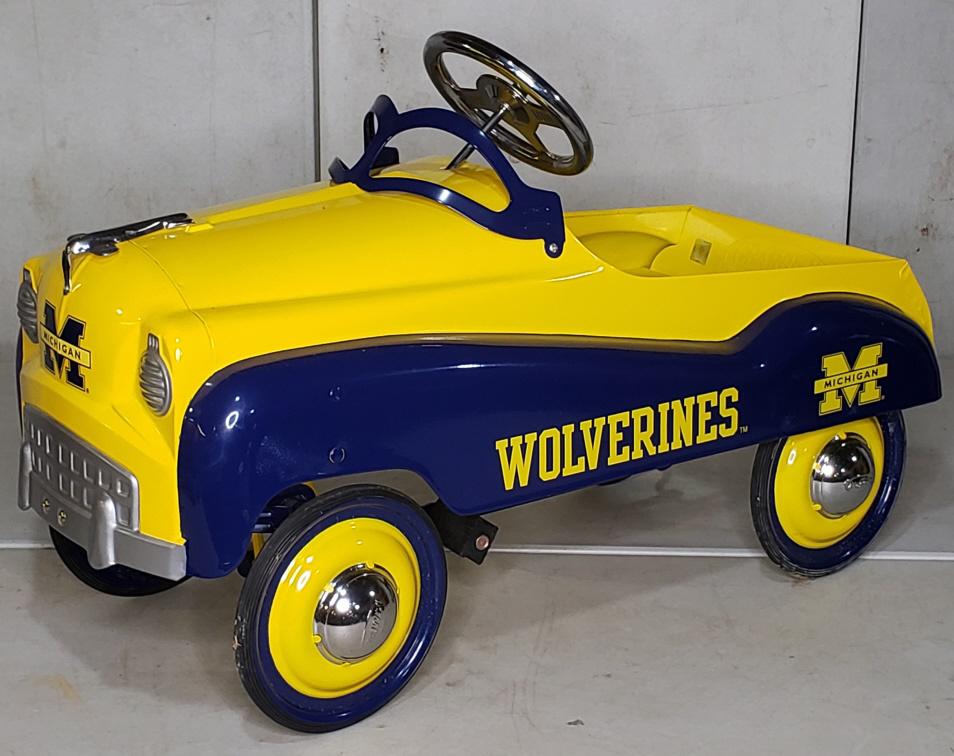 Contemporary Michigan Wolverines Pedal Car (1 of 5)