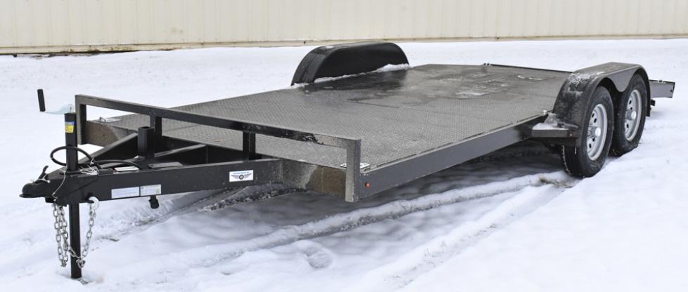 2022 Freedom 18' Steel Flatbed Car Hauler (1 of 14)