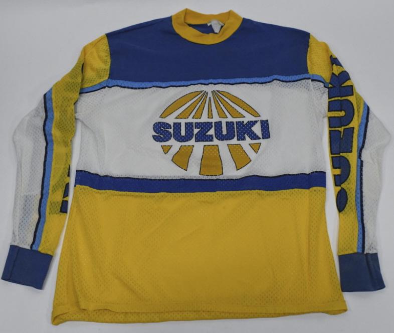 Vintage Suzuki Motorcycle /  Motocross Race Jersey (1 of 13)