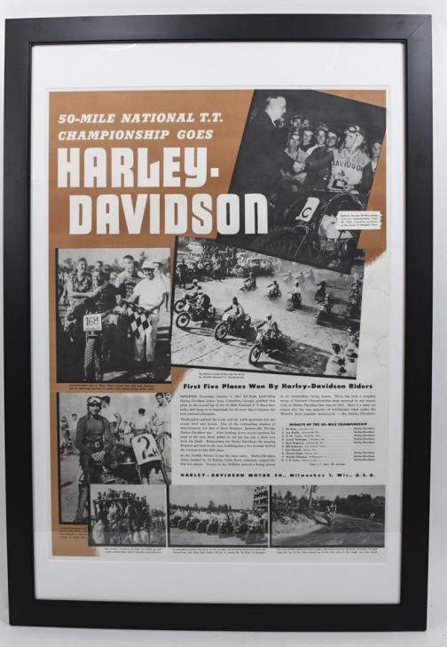 Harley-Davidson Motorcycle TT Championship Poster (1 of 13)