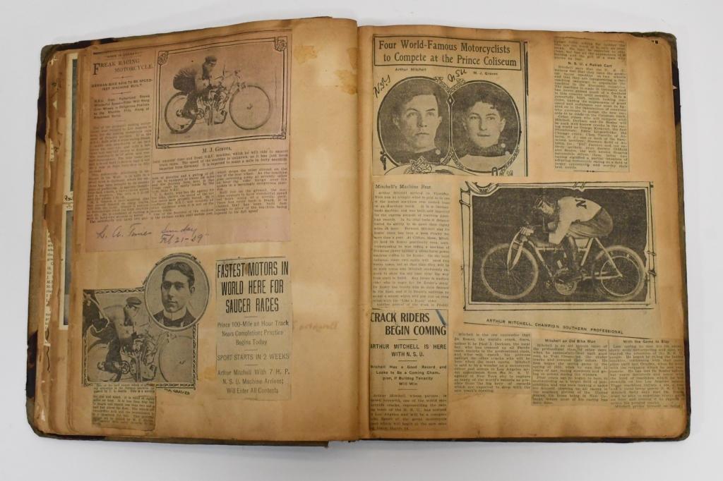 1909 NSU Motorcycle Board Track Racing Scrapbook (1 of 20)