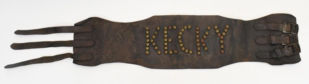 Early Studded Leather Motorcycle Kidney Belt (1 of 11)
