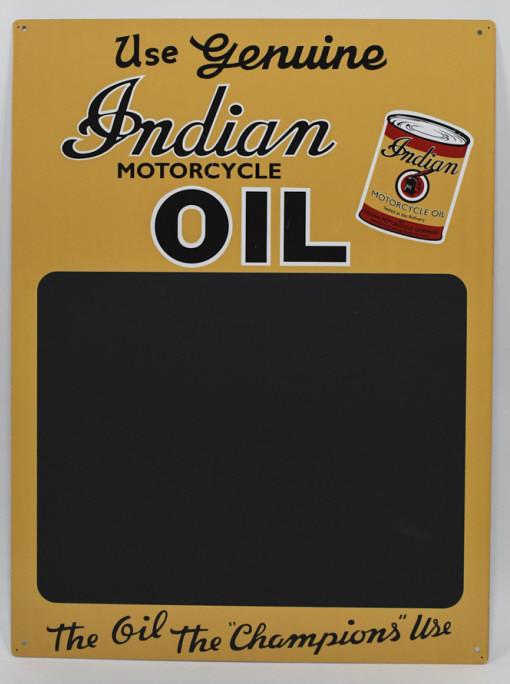 Indian Motorcycle Oil Fantasy Chalkboard Adv Sign (1 of 7)