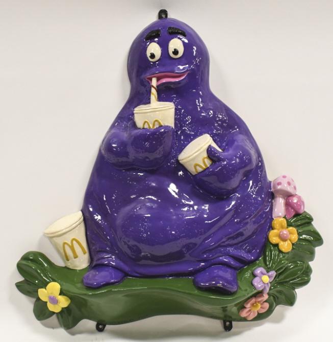 Vintage McDonalds Setmaker Grimace Wall Plaque (1 of 9)