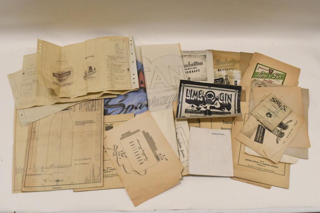 Early Manhattan Bottling Beverage Co Ad Art & More (1 of 20)