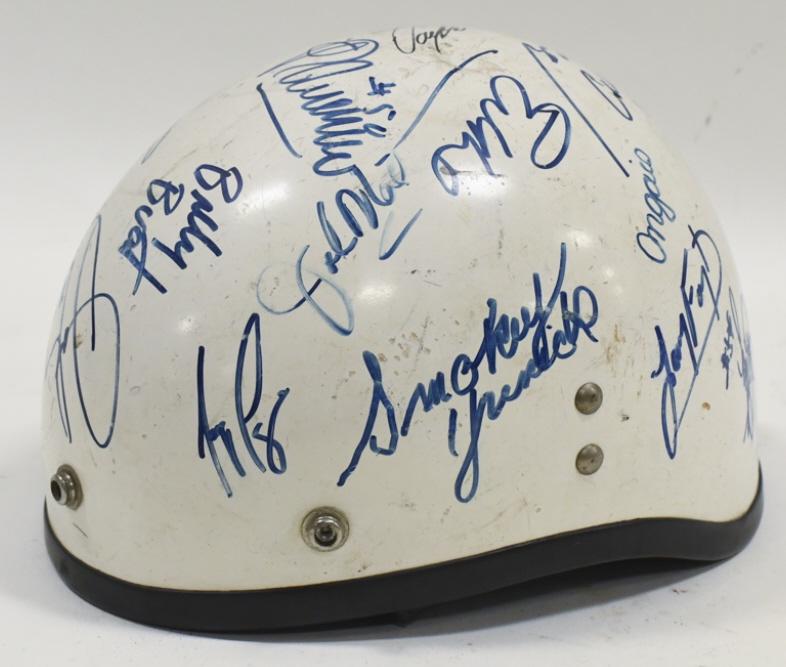 Vintage Half Helmet Signed By Indy Car Racers (1 of 11)