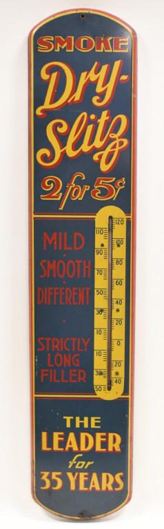 Early SST Dry Slitz Tobacco Adv Thermometer (1 of 6)