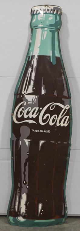 Vintage 6ft SST Embossed Coca-Cola Bottle Adv Sign (1 of 7)