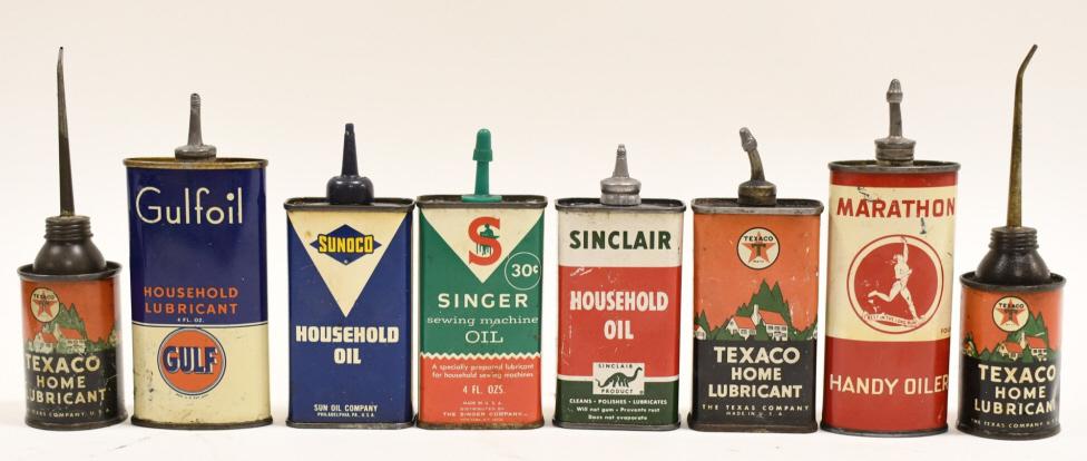 Vintage Handy Oiler / Oil Cans / Lead Tops & More (1 of 7)
