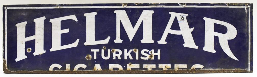 Early SSP Helmar Turkish Cigarettes Adv Sign (1 of 7)