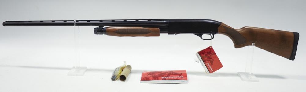 Winchester Model 1300 20 Gauge Pump Shotgun NWT: New with tags Winchester Model 1300 Ranger Field pump shotgun in 20 gauge. The shotgun is in great condition and has a 28.5" vented barrel with the screw in choke. Comes with three chokes and manual. 