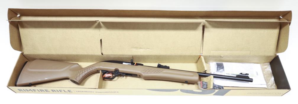Rossi Model RS22 Semi-Auto .22 LR Rifle NIB: New in box Rossi Model RS22 semi-automatic rifle in .22 long rifle. The brown and black rifle is in great condition and has a 18" barrel. Comes with lock and instructions. SN: 7CA232927P. FFL required
