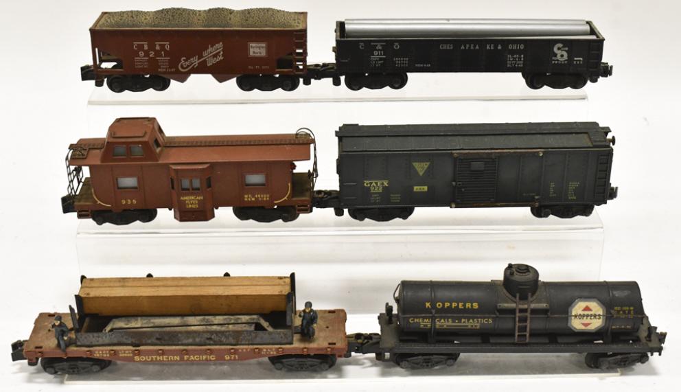 American Flyer Gondola, Caboose, Boxcar, & More (1 of 6)