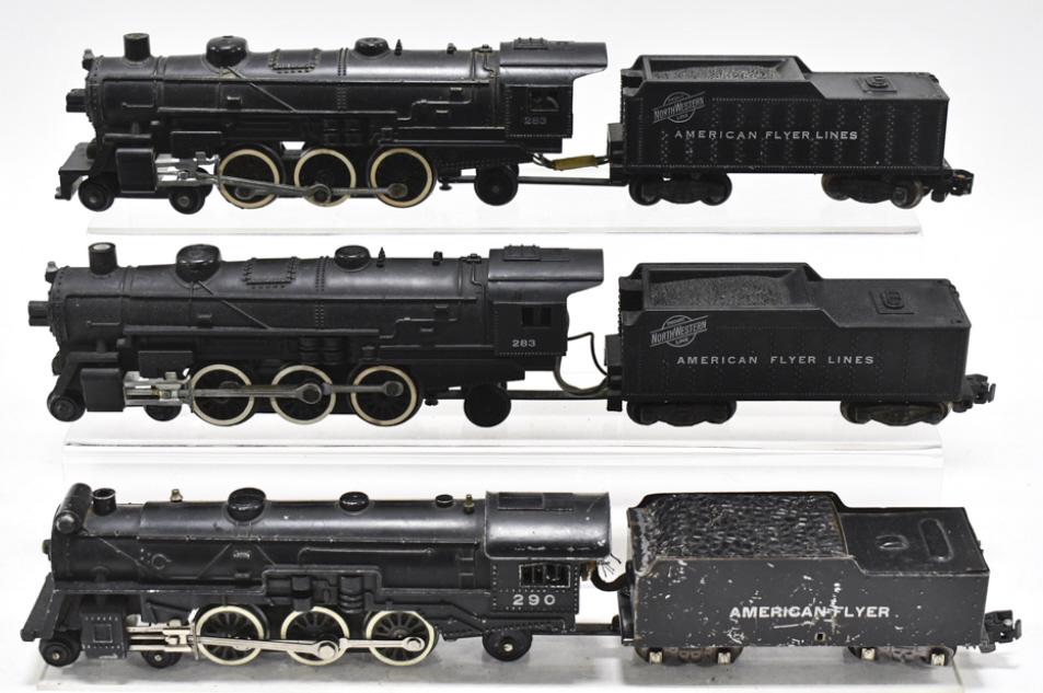American Flyer Engine 290 / 283 / 283 With Tenders (1 of 10)