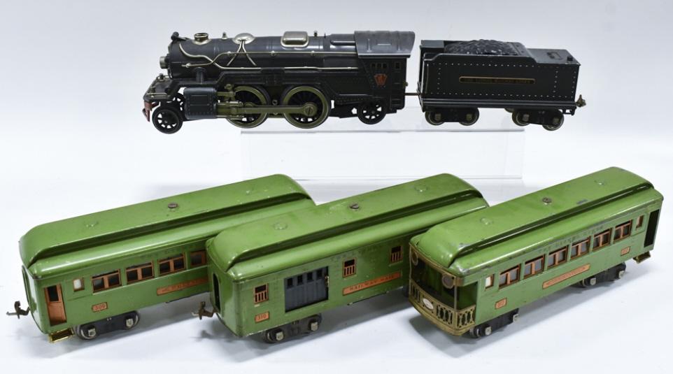 Lionel #385 Locomotive & #385W Tender w/ Cars (1 of 18)