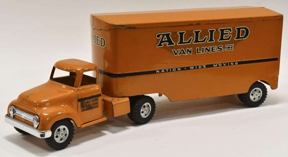 Original Tonka Allied Van Lines Truck & Trailer (1 of 10)