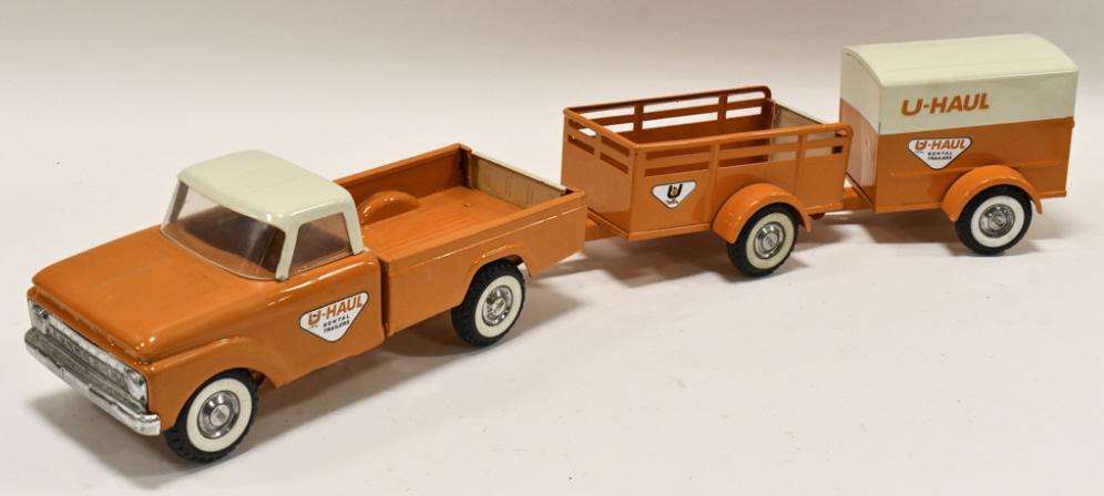 Restored Nylint U-Haul Ford Truck & Trailer Set (1 of 14)