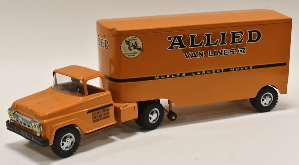 Original Tonka Allied Van Lines Truck & Trailer (1 of 10)