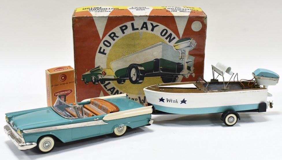 HTC Ford Fairlane 500 w/ Boat, Trailer, & Outboard (1 of 20)