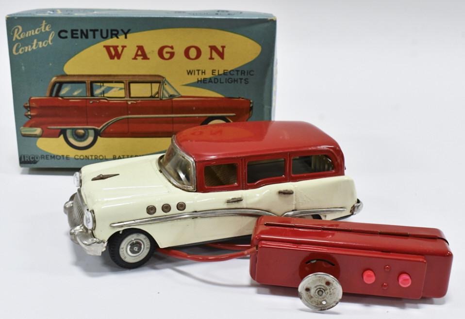 Irco Japan Tin Battery Op. Century Wagon w/ Box (1 of 8)