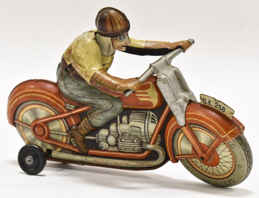 Technofix Tin Litho Windup Racing Motorcycle (1 of 7)