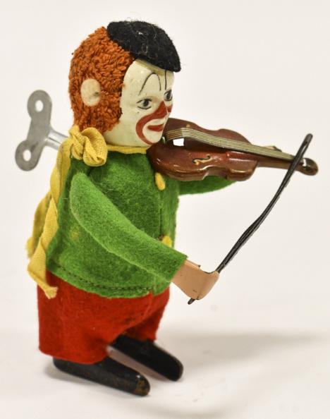 Schuco Tin Windup Clown Violinist (1 of 4)
