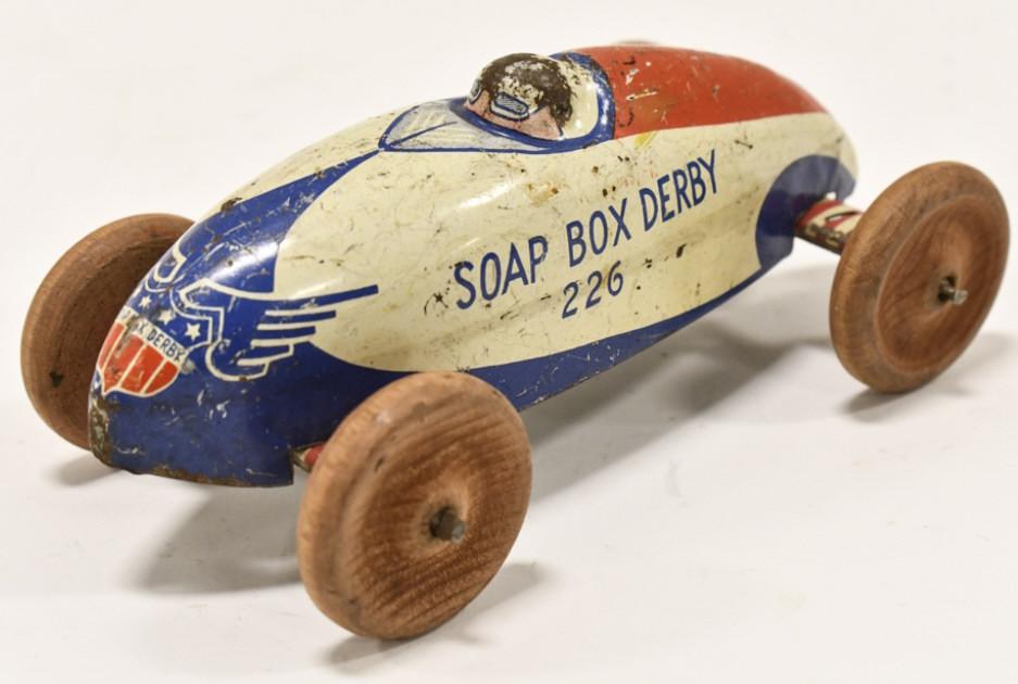 Wyandotte Tin Litho Soap Box Derby Race Car (1 of 6)