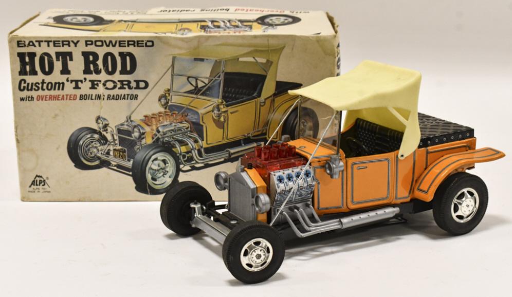 Alps Battery Op. Hot Rod Custom 'T' Ford w/ Box (1 of 12)