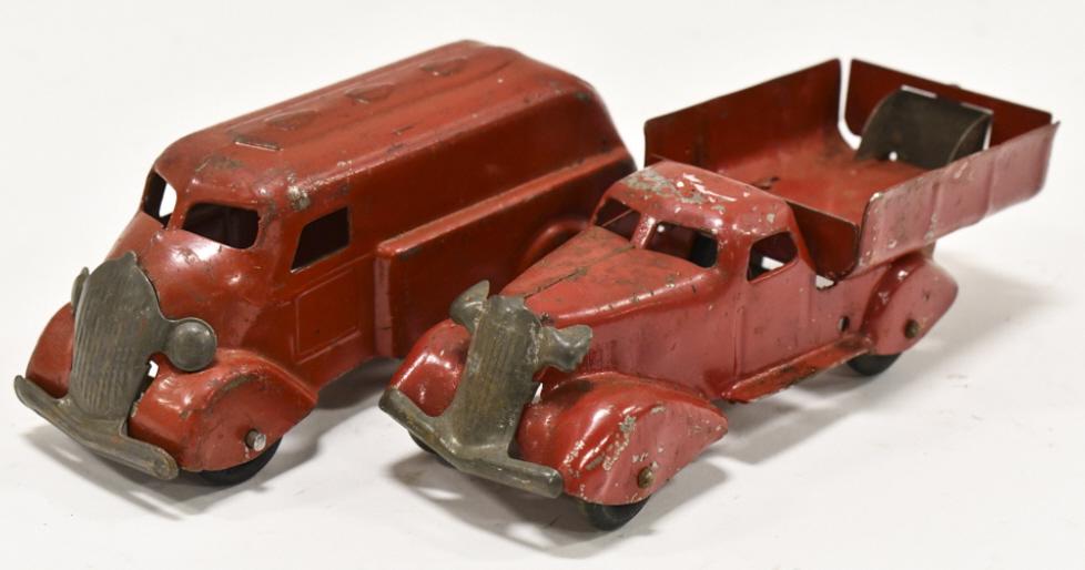 Marx Studebaker Tanker Truck & Marx Dump Truck (1 of 7)