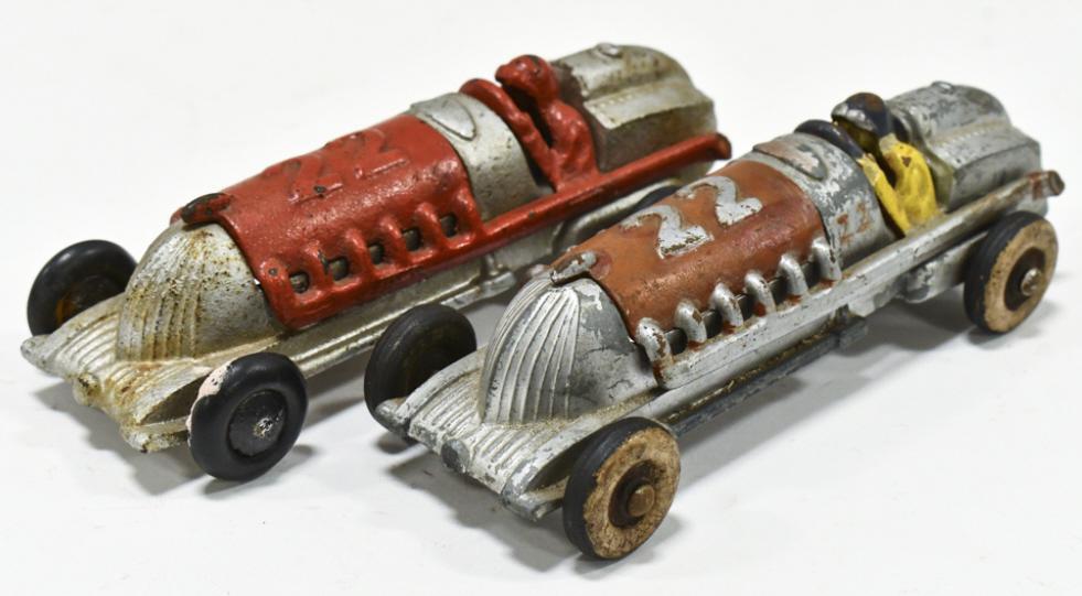 (2) Hubley Cast Metal #22 Racers (1 of 8)