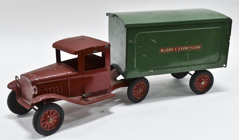 Original Buddy L Express Line Truck & Trailer (1 of 11)